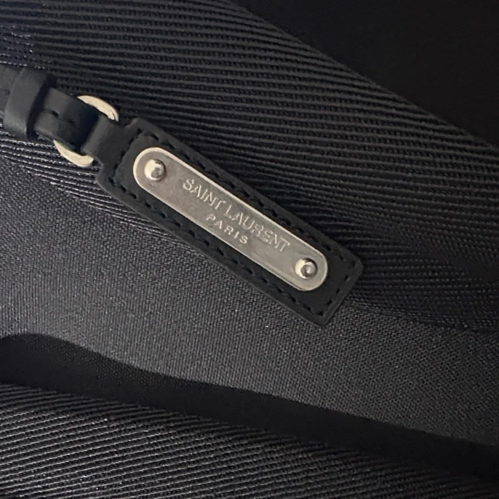 Saint Laurent Classic Black Large Backpack 12”x16”x5.5” Unisex